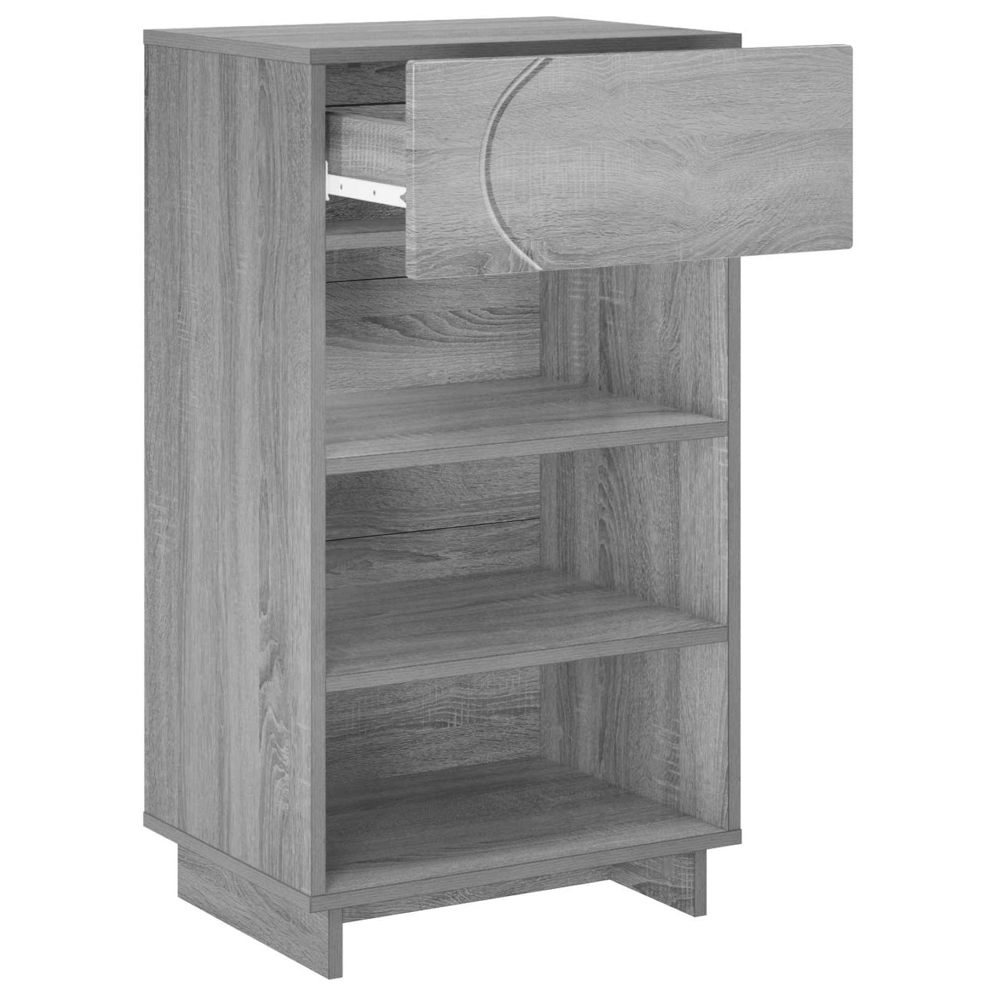 Skoskab 48 x 38 x 87,5 cm Konstrueret træ Grå Sonoma