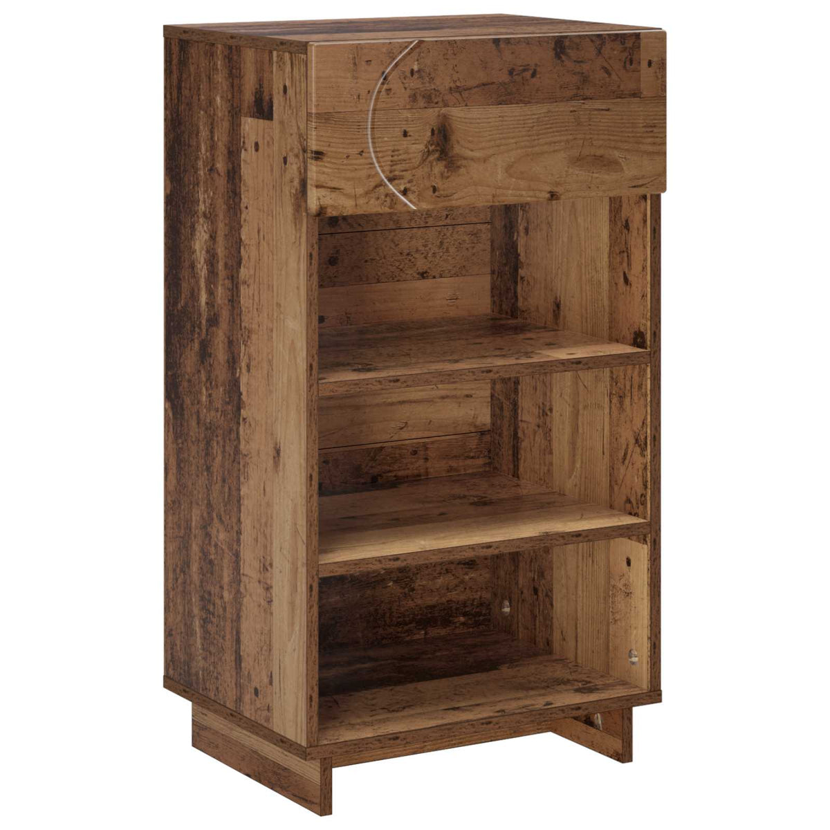 Skoskab 48 x 38 x 87,5 cm Konstrueret træ Gammelt træ