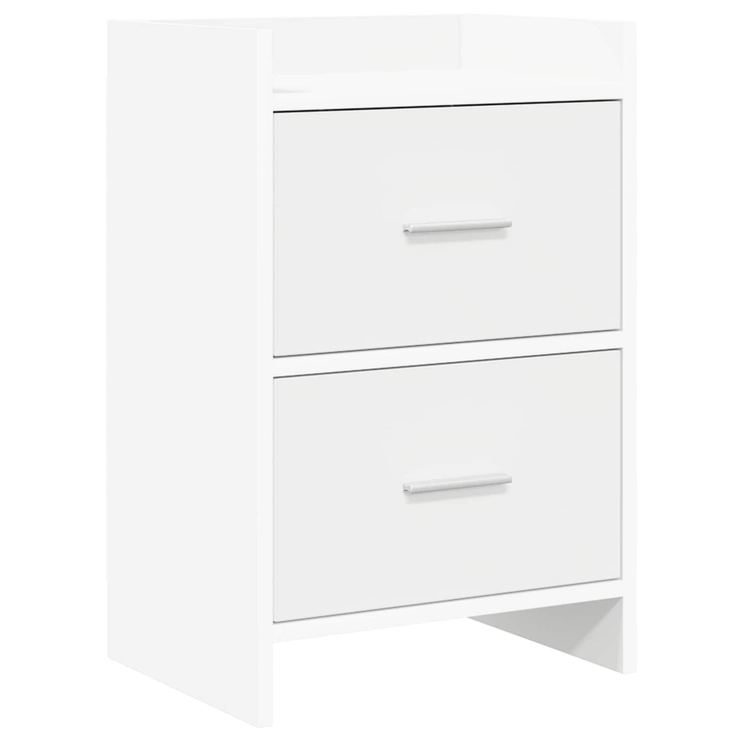 Sengeborde Hvid 40 x 30 x 60 cm Konstrueret træ