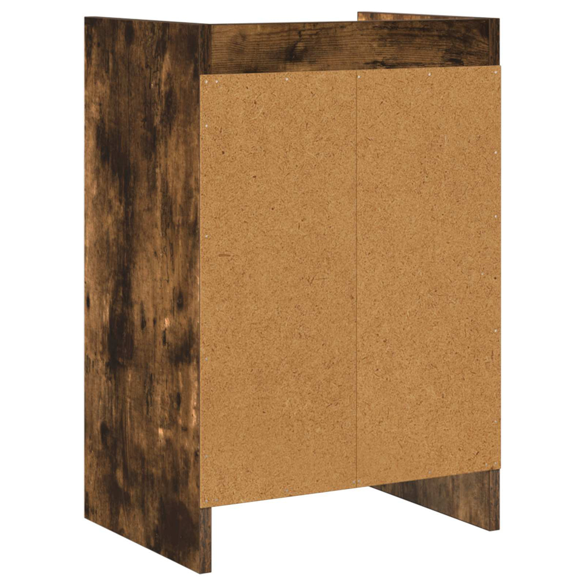 Sengeborde 2 stk. Røget eg 40 x 30 x 60 cm Konstrueret træ