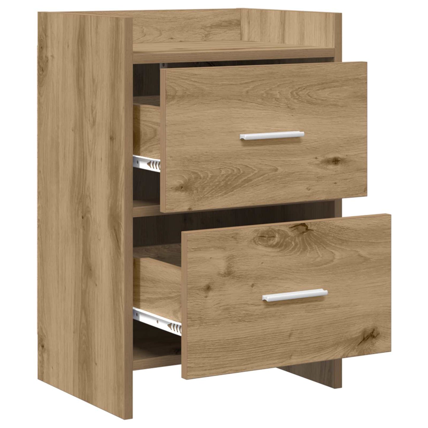 Sengeborde 2 stk. Artisan-eg 40 x 30 x 60 cm Konstrueret træ