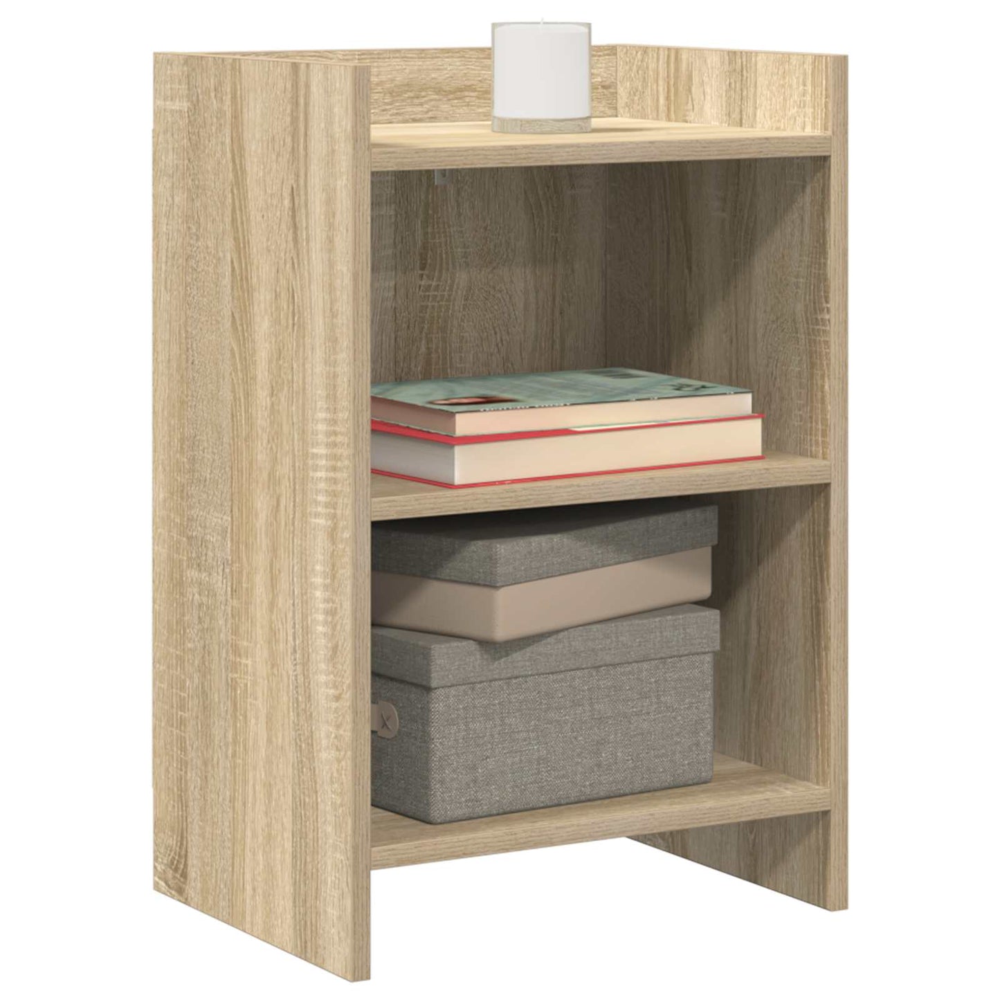 Sengeborde 2 stk. Sonoma-eg 40 x 30 x 60 cm Konstrueret træ