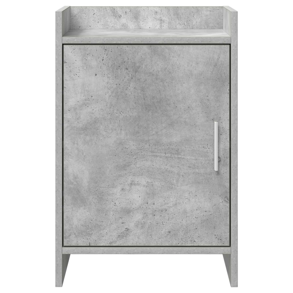 Sengeborde 2 stk. Betongrå 40 x 30 x 60 cm Konstrueret træ