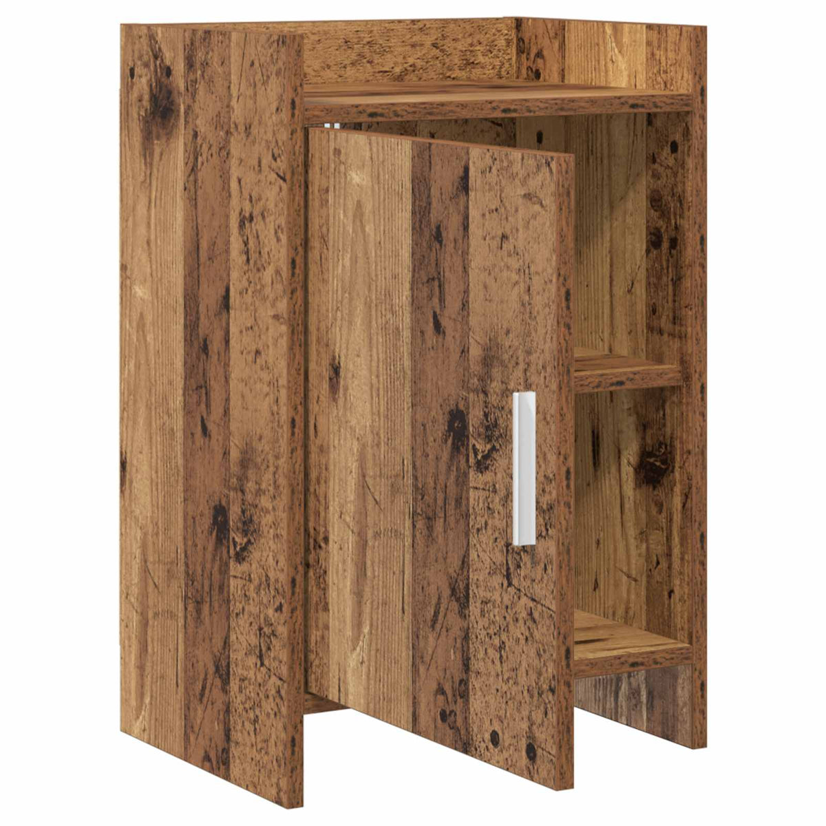 Sengeborde 2 stk. Gammelt træ 40 x 30 x 60 cm Konstrueret træ