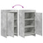 Sideboard Betongrå 40 x 36 x 80 cm Konstrueret træ