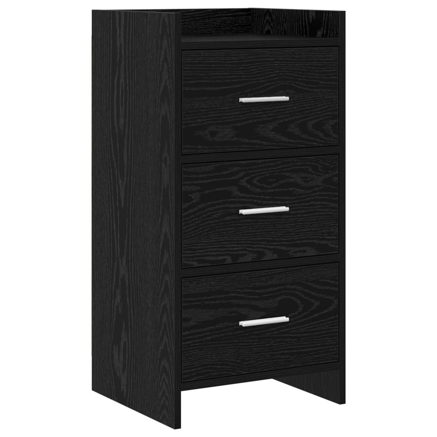Sideboard Sort eg 40 x 36 x 80 cm Konstrueret træ