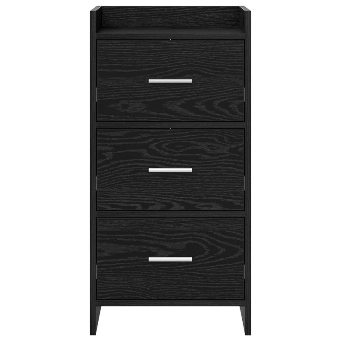 Sideboard Sort eg 40 x 36 x 80 cm Konstrueret træ