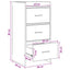 Sideboard Gammelt træ 40 x 36 x 80 cm Konstrueret træ