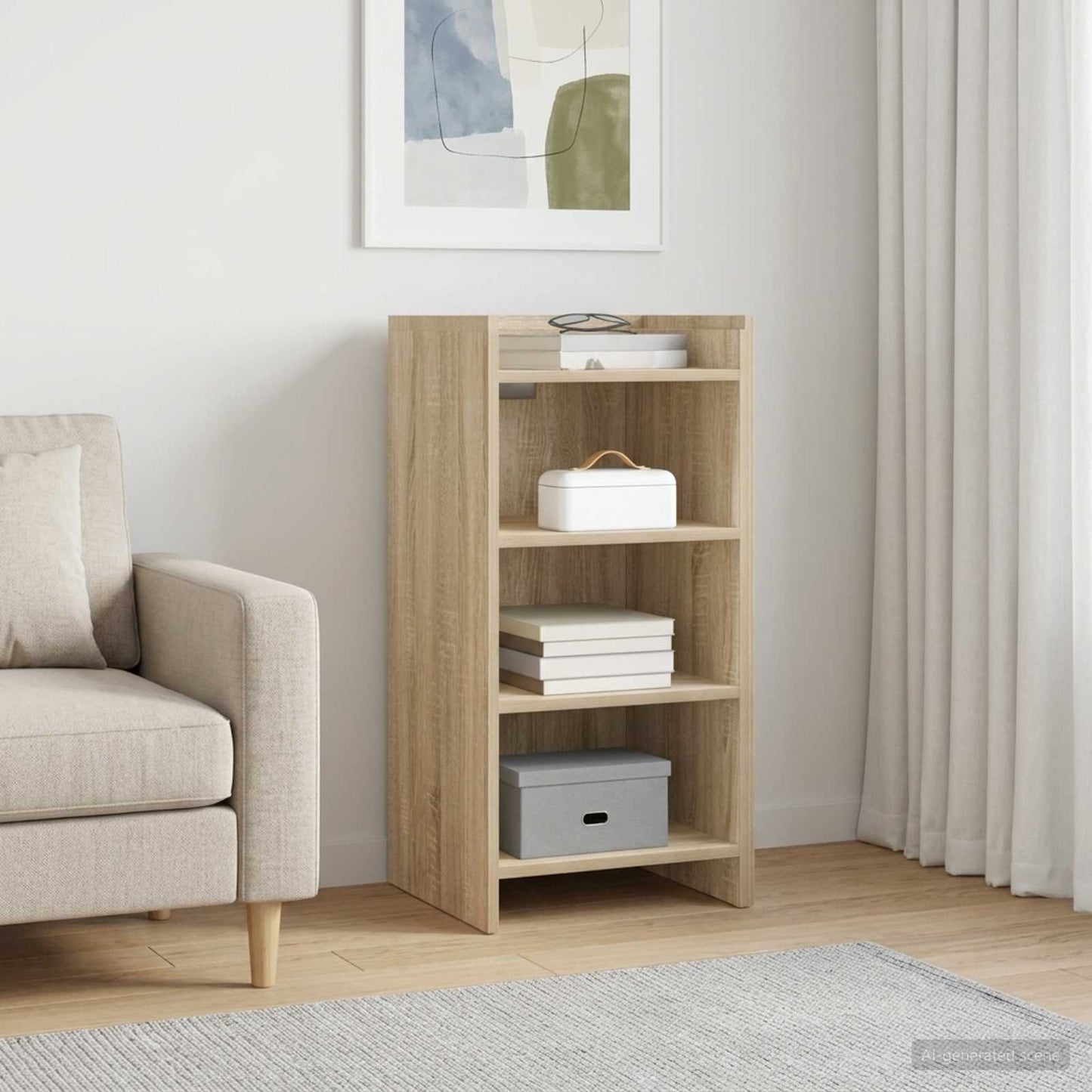 Sideboard Sonoma-eg 40 x 36 x 80 cm Konstrueret træ