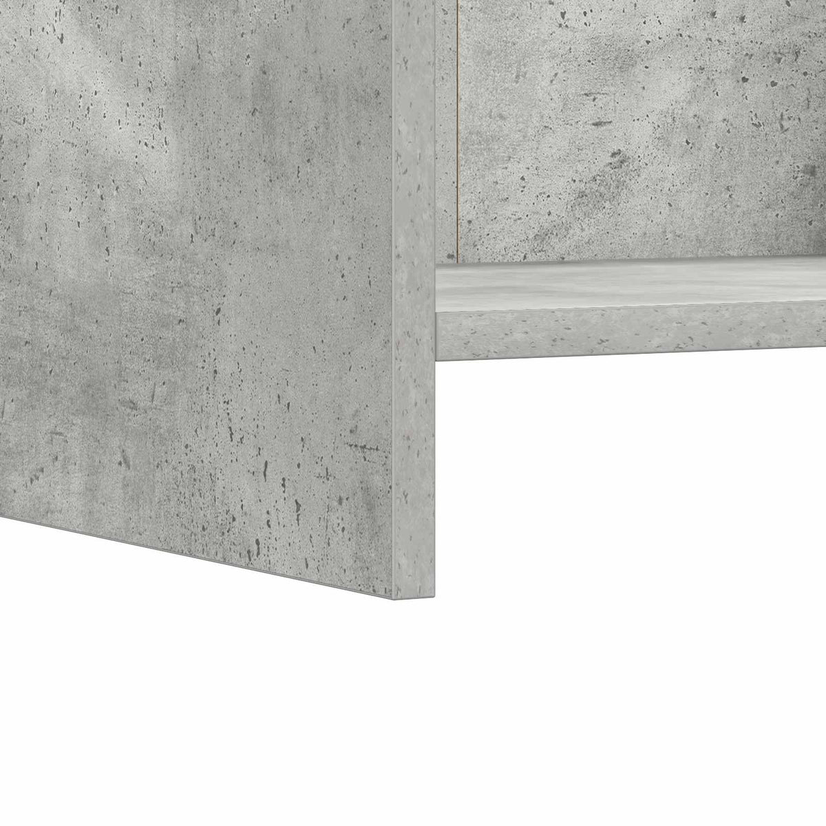 Sideboard Betongrå 40 x 36 x 80 cm Konstrueret træ
