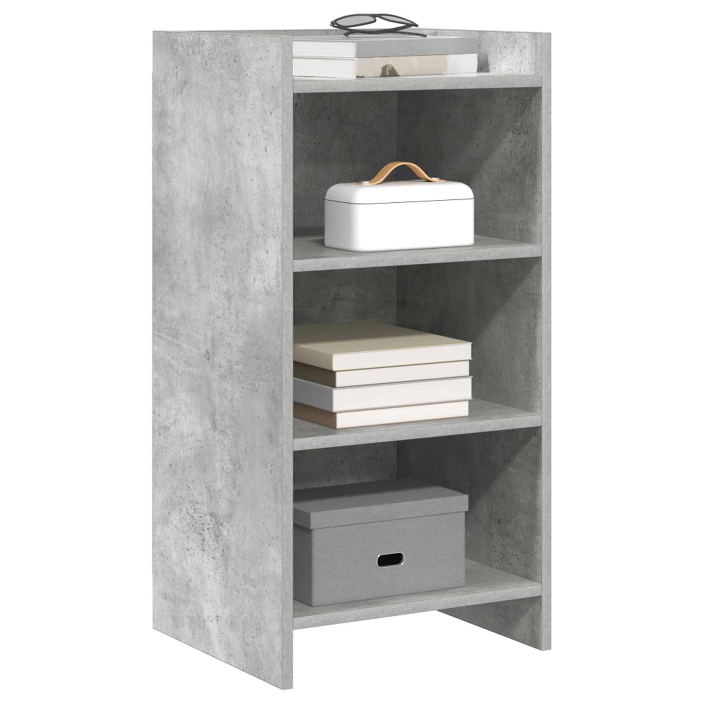 Sideboard Betongrå 40 x 36 x 80 cm Konstrueret træ