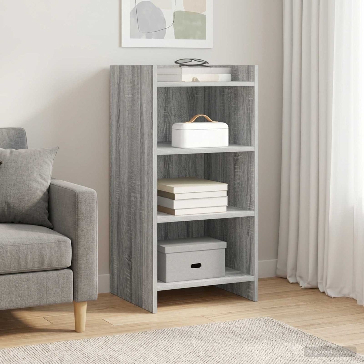 Sideboard Grå Sonoma 40 x 36 x 80 cm Konstrueret træ