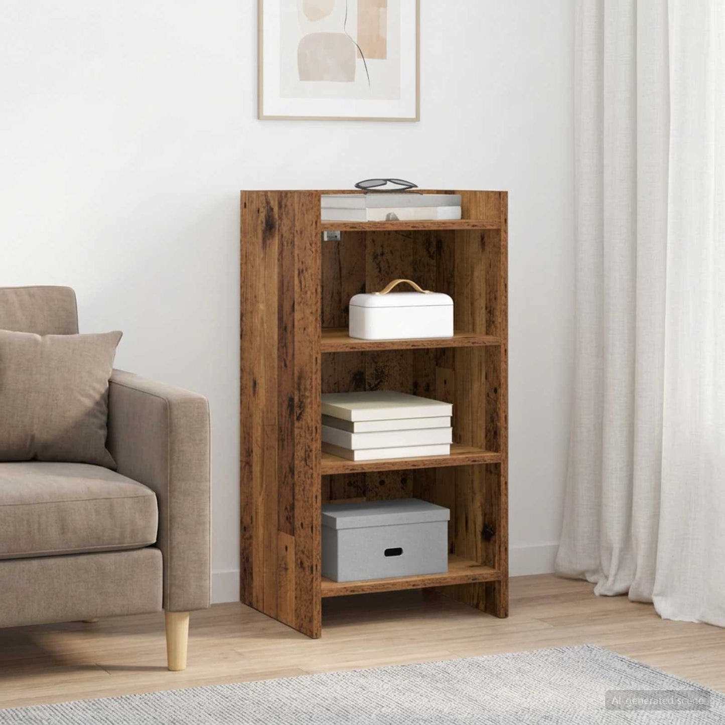 Sideboard Gammelt træ 40 x 36 x 80 cm Konstrueret træ