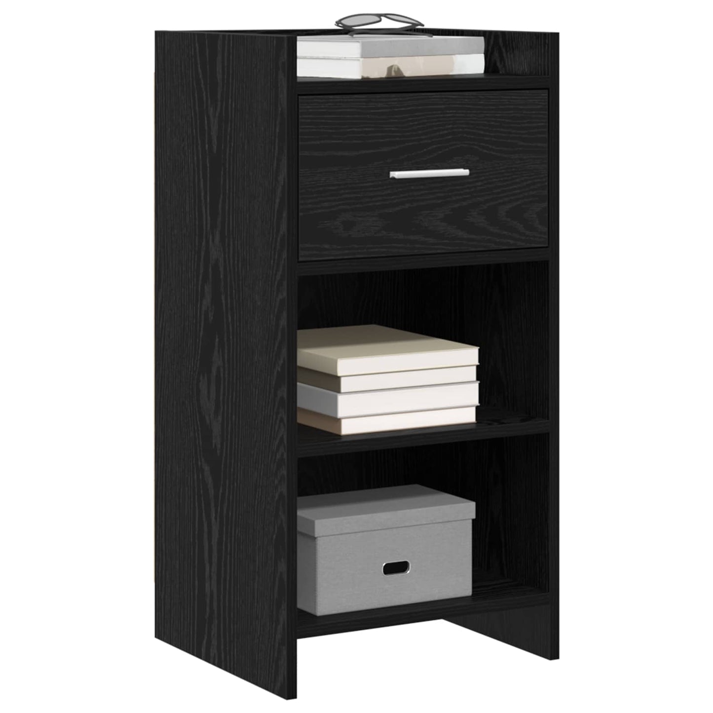 Sideboard Sort eg 40 x 36 x 80 cm Konstrueret træ