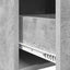 Sideboard Betongrå 40 x 36 x 80 cm Konstrueret træ