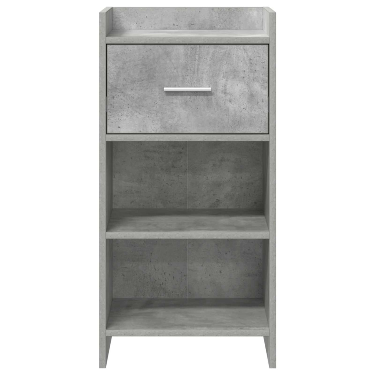Sideboard Betongrå 40 x 36 x 80 cm Konstrueret træ
