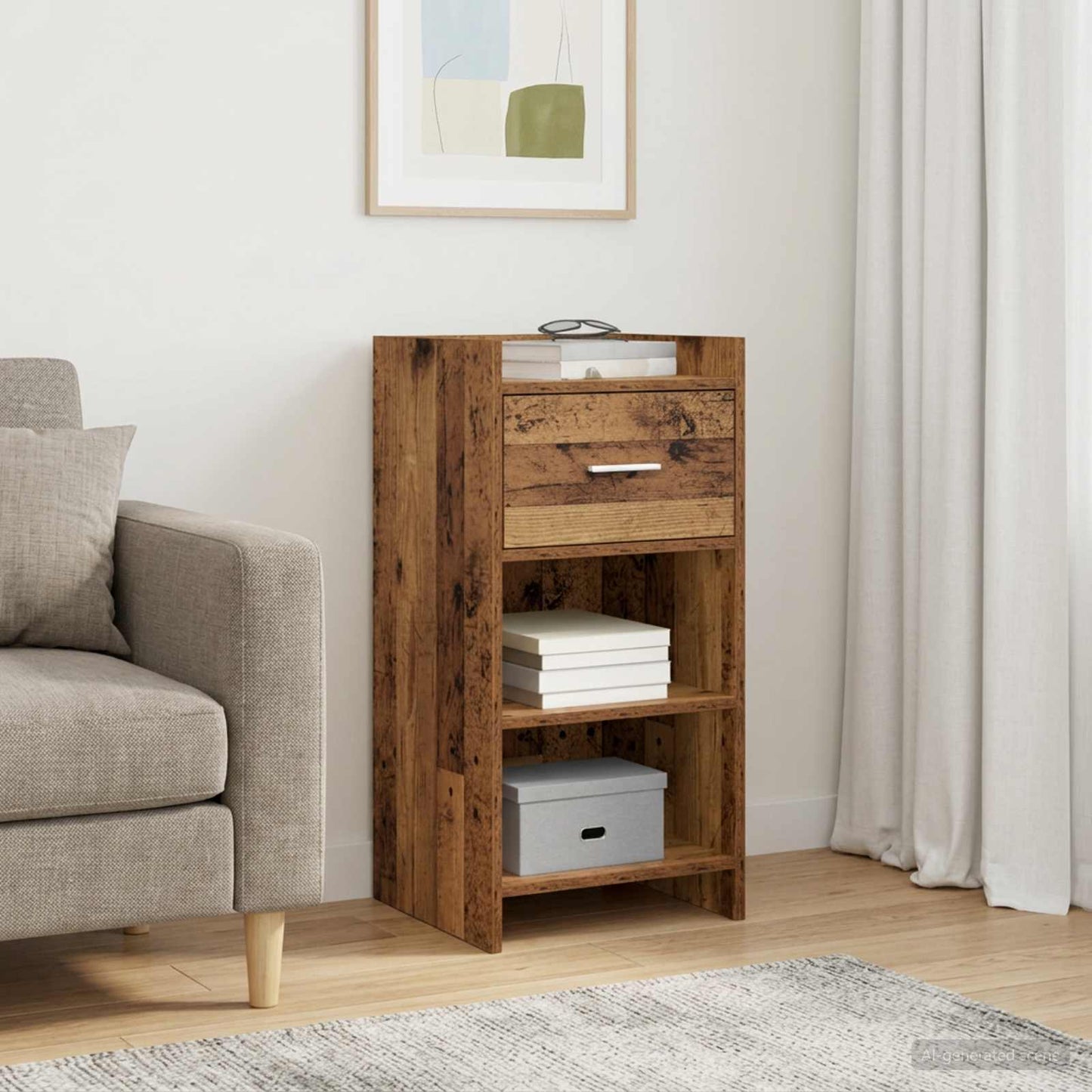 Sideboard Gammelt træ 40 x 36 x 80 cm Konstrueret træ