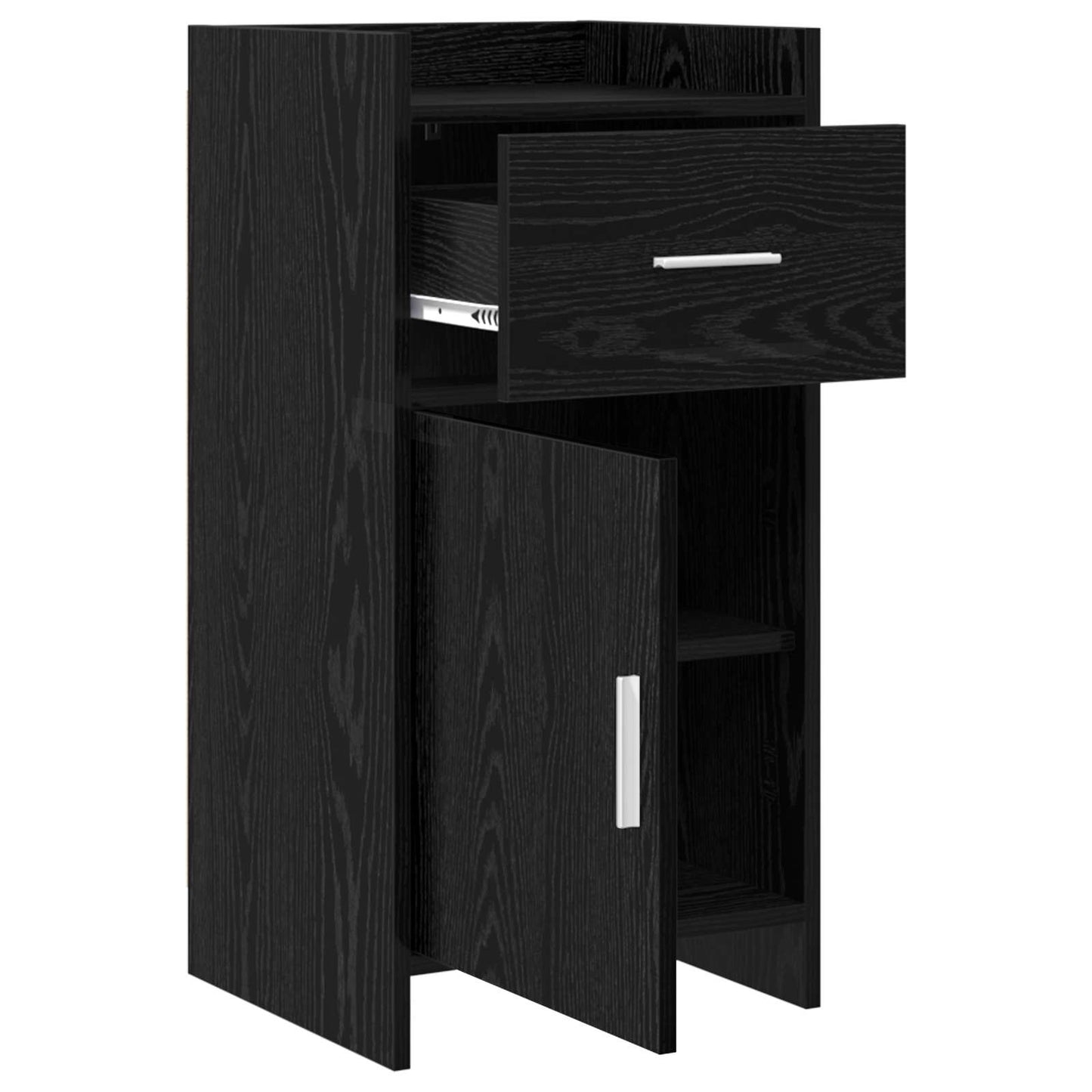 Sideboard Sort eg 40 x 36 x 80 cm Konstrueret træ