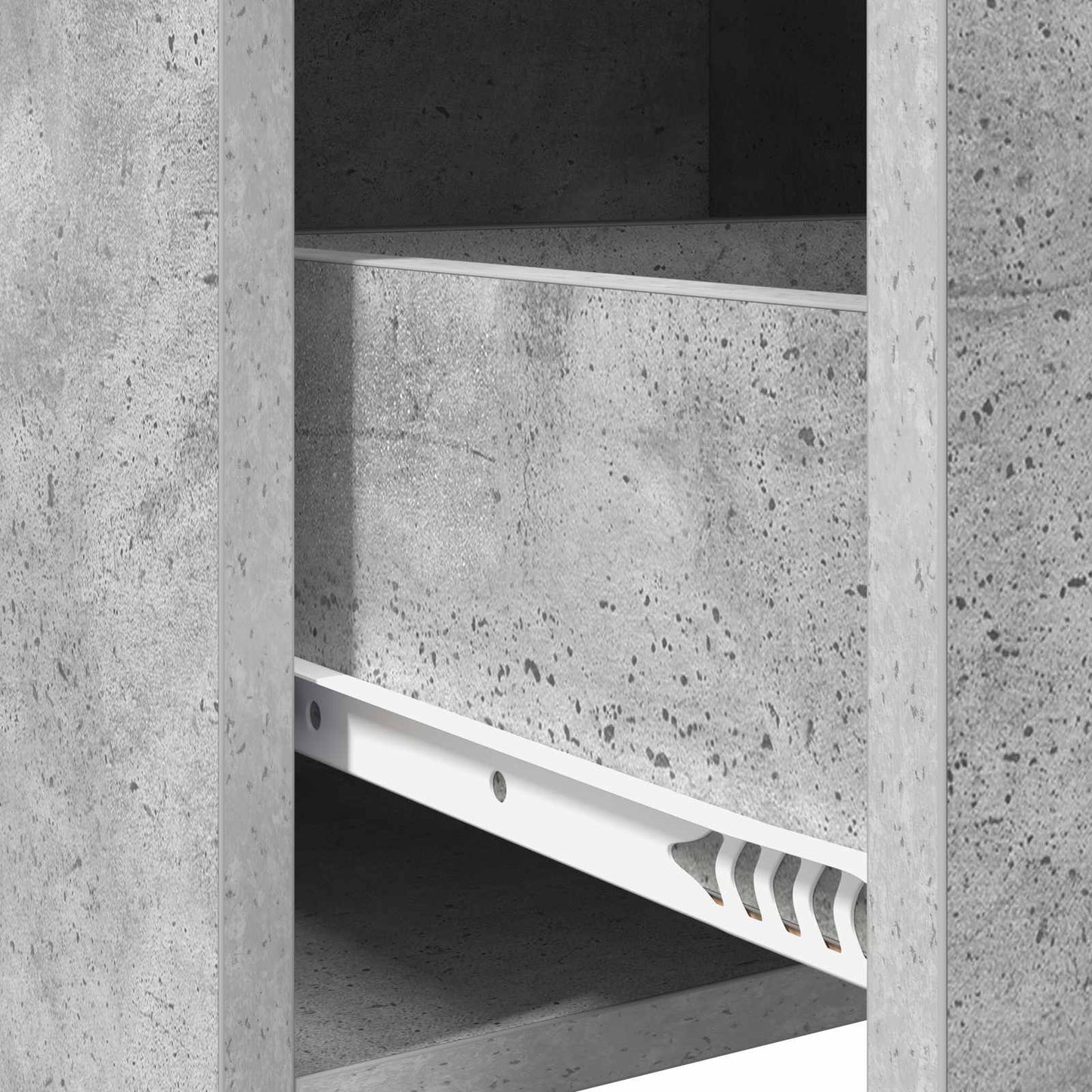 Sideboard Betongrå 40 x 36 x 80 cm Konstrueret træ