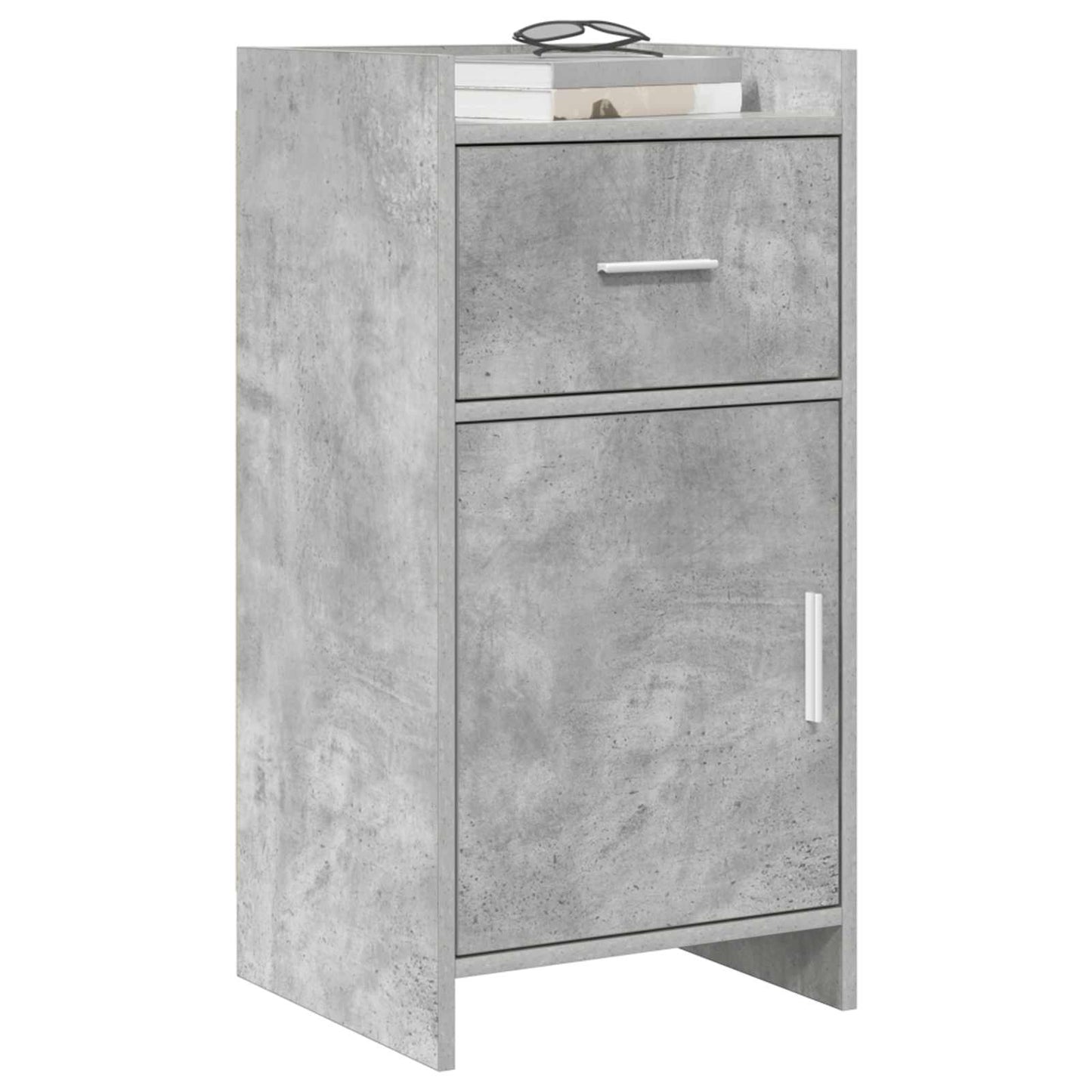 Sideboard Betongrå 40 x 36 x 80 cm Konstrueret træ