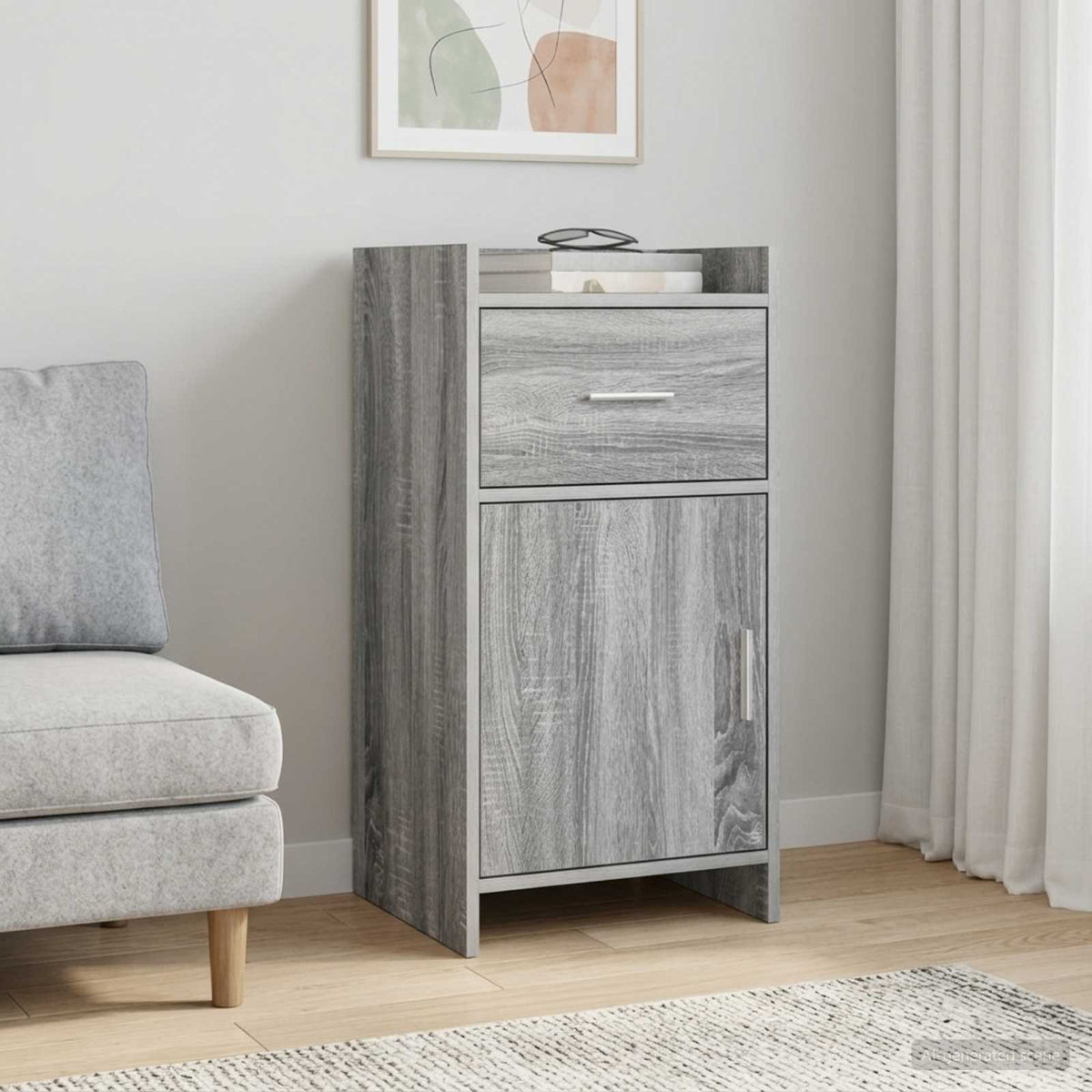 Sideboard Grå Sonoma 40 x 36 x 80 cm Konstrueret træ