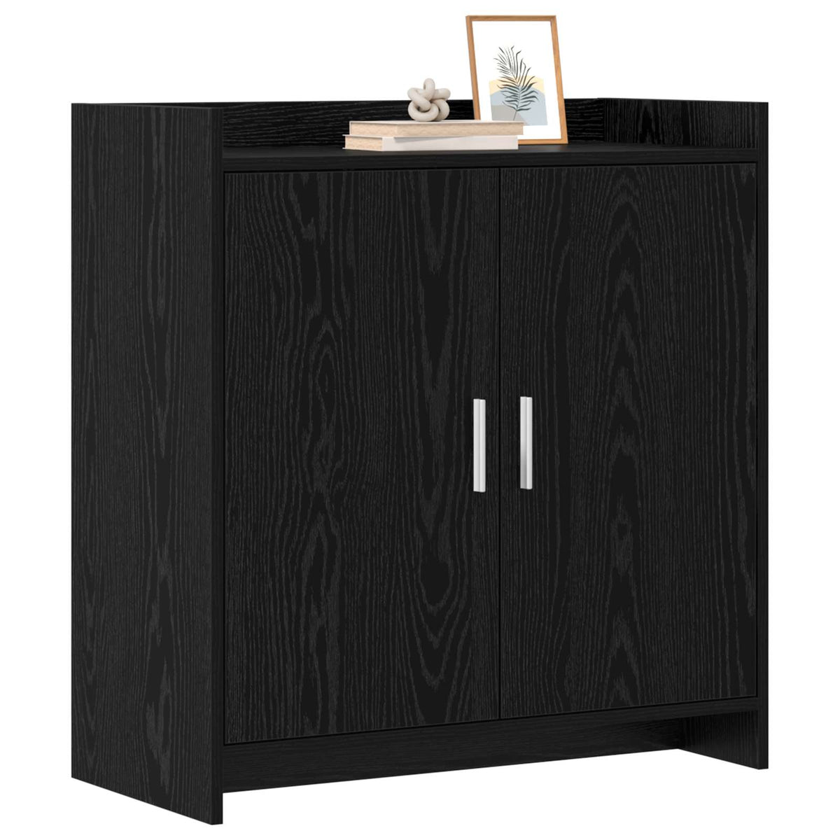 Sideboard Sort eg 72 x 36 x 80 cm Konstrueret træ