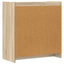Sideboard Sonoma-eg 72 x 36 x 80 cm Konstrueret træ