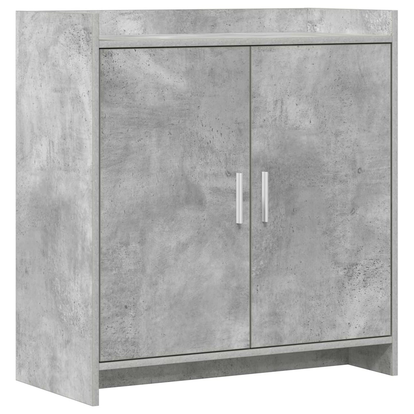Sideboard Betongrå 72 x 36 x 80 cm Konstrueret træ