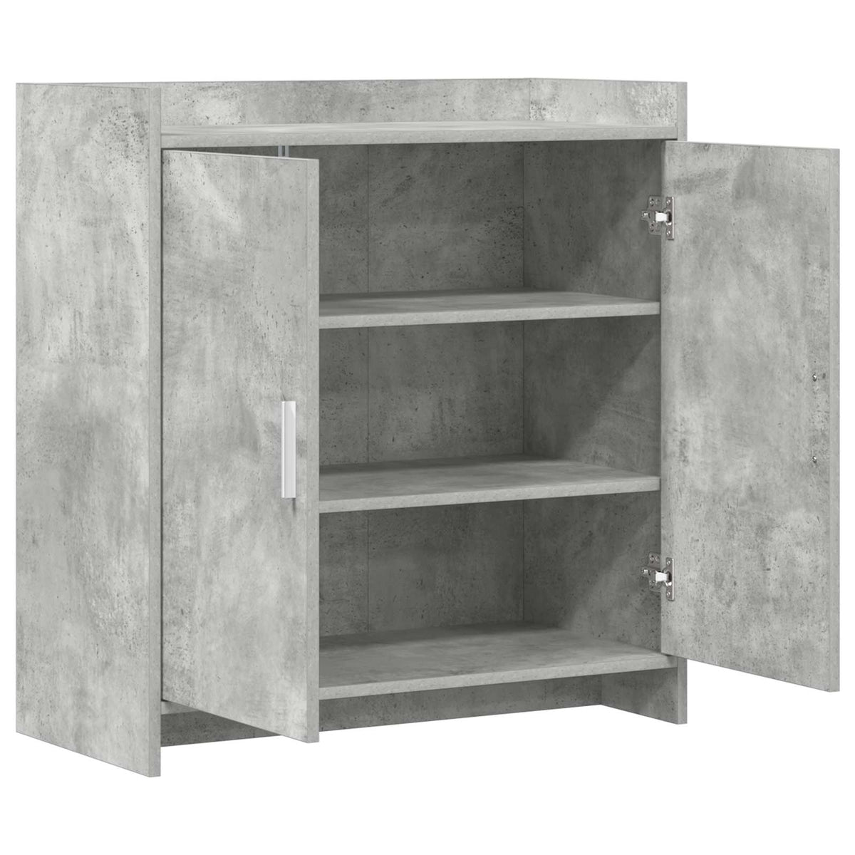 Sideboard Betongrå 72 x 36 x 80 cm Konstrueret træ