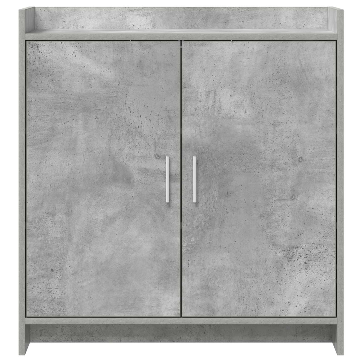 Sideboard Betongrå 72 x 36 x 80 cm Konstrueret træ