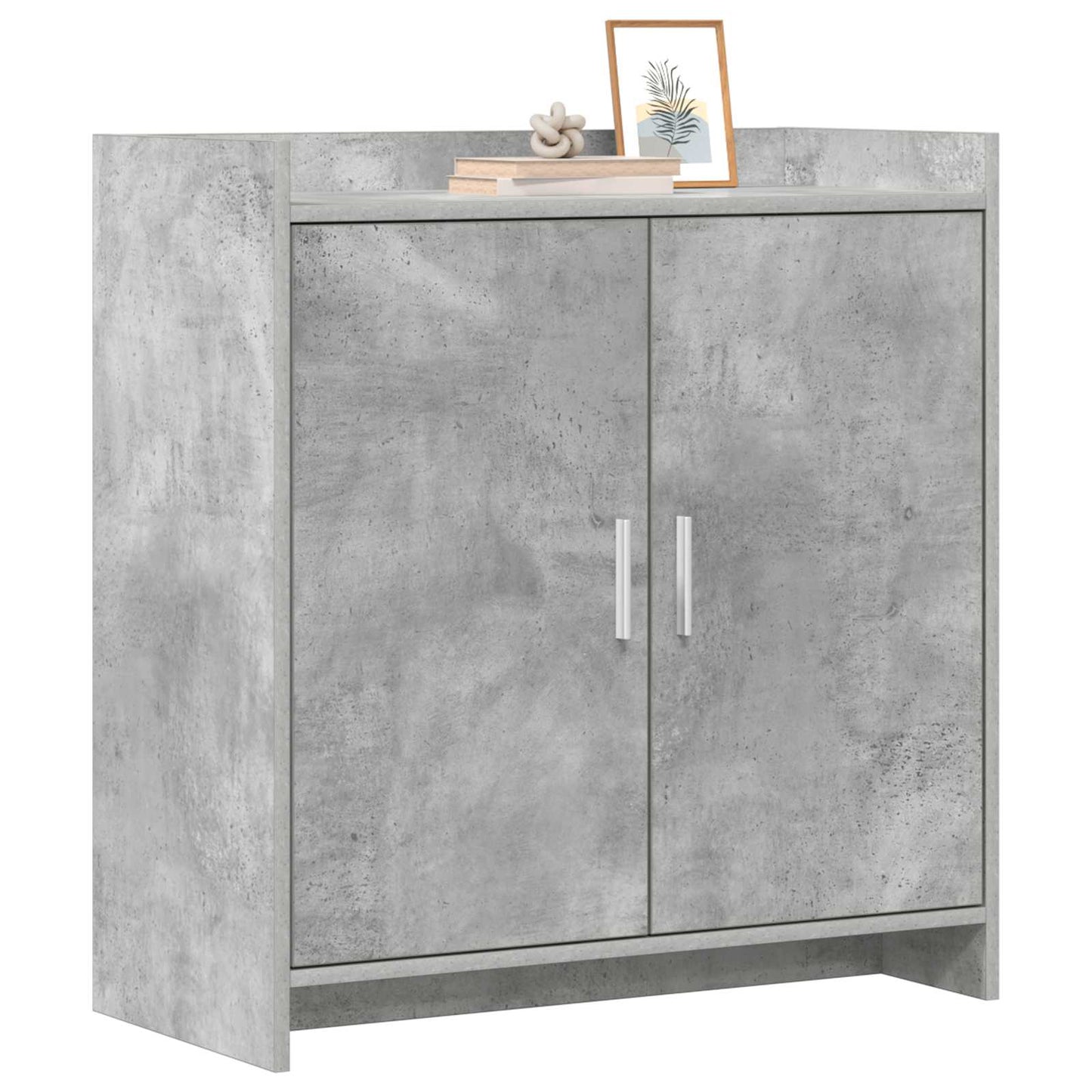 Sideboard Betongrå 72 x 36 x 80 cm Konstrueret træ