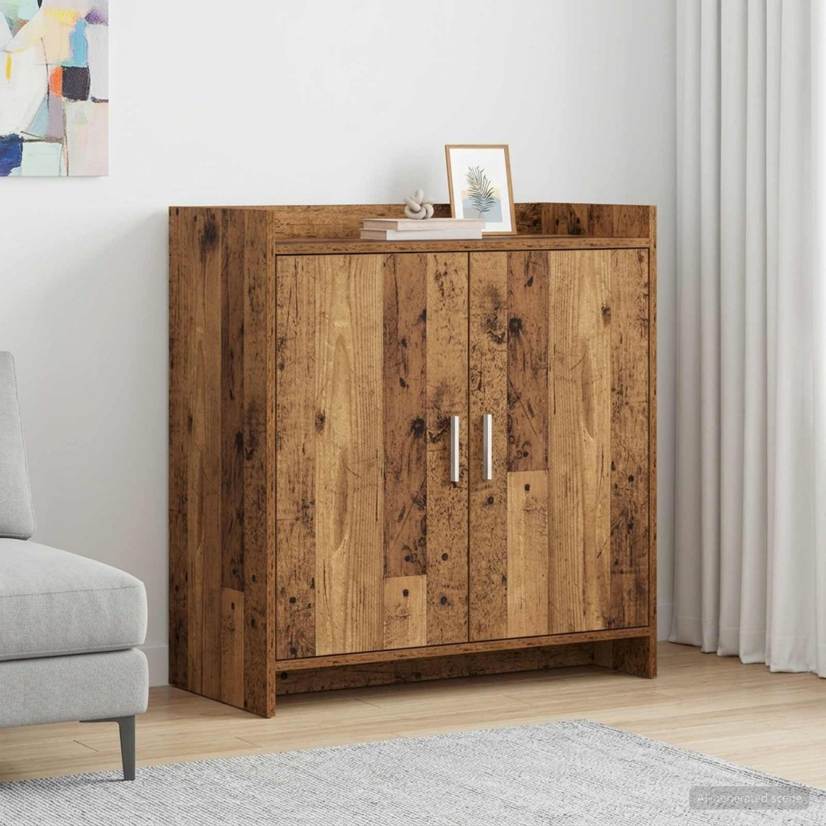 Sideboard Gammelt træ 72 x 36 x 80 cm Konstrueret træ