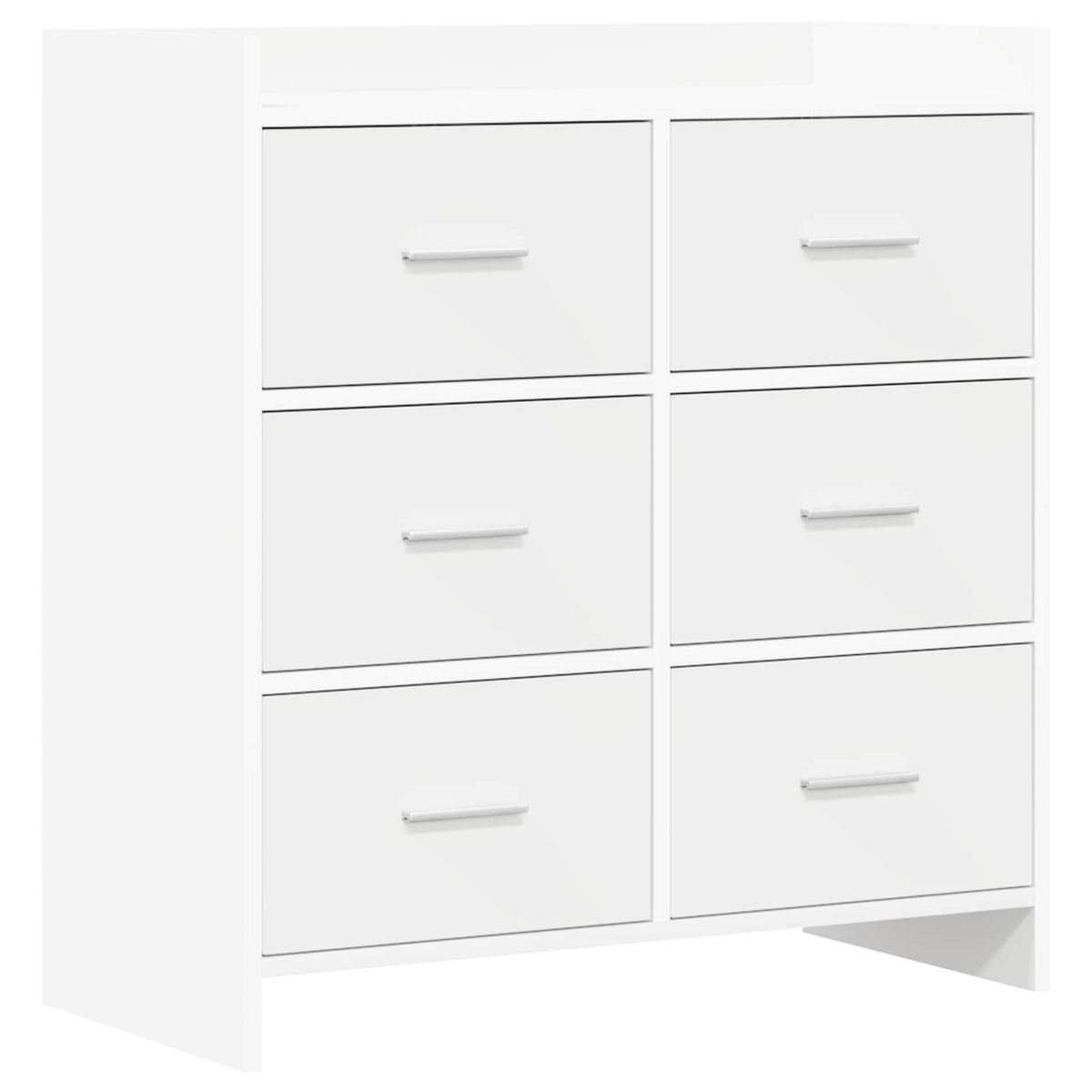 Sideboard Hvid 75 x 33 x 80 cm Konstrueret træ