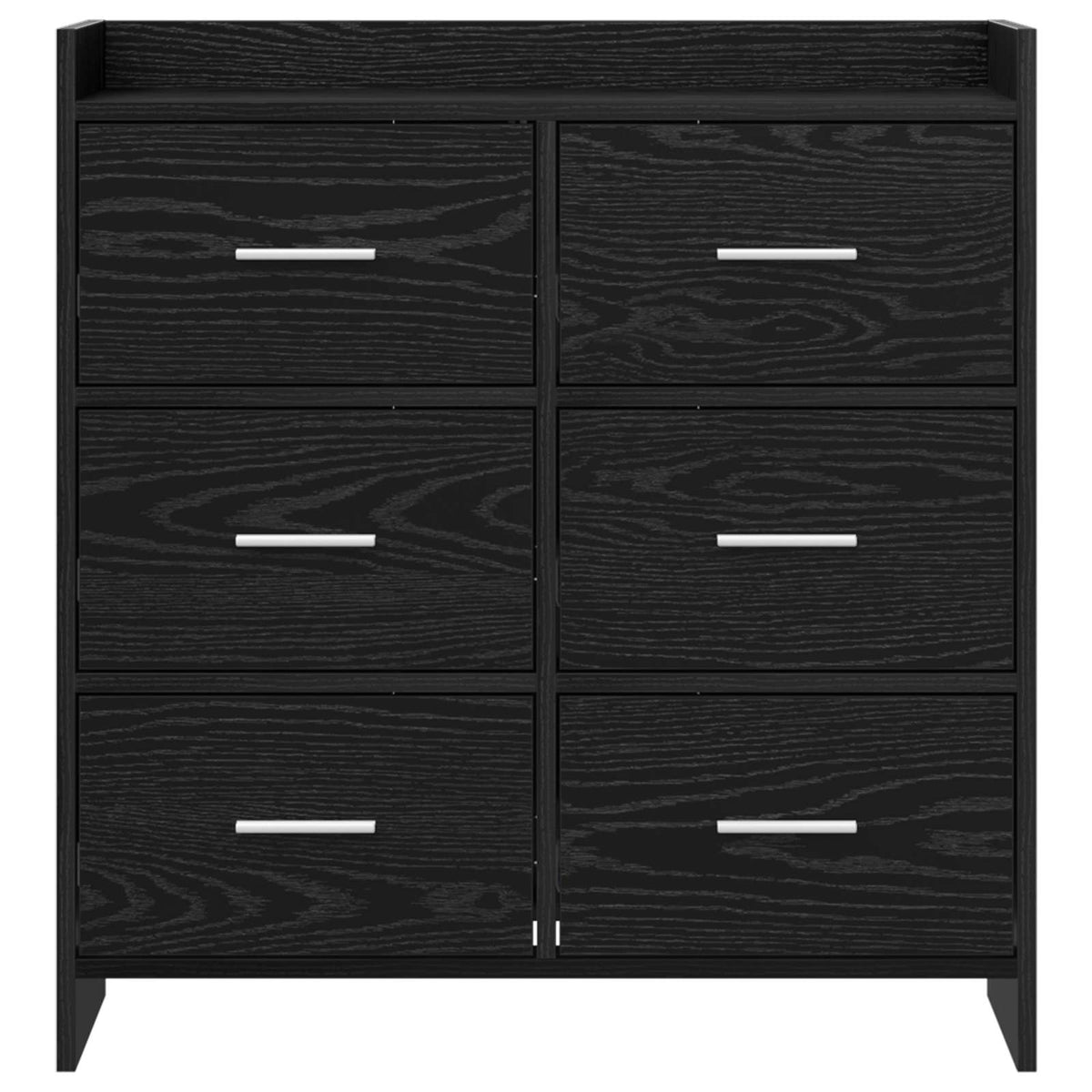 Sideboard Sort eg 75 x 33 x 80 cm Konstrueret træ