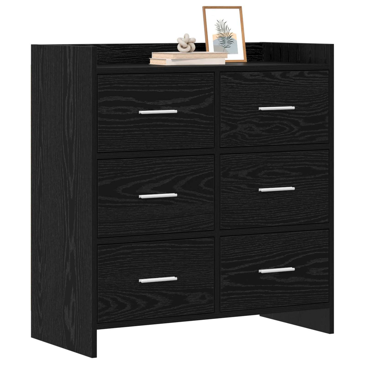 Sideboard Sort eg 75 x 33 x 80 cm Konstrueret træ