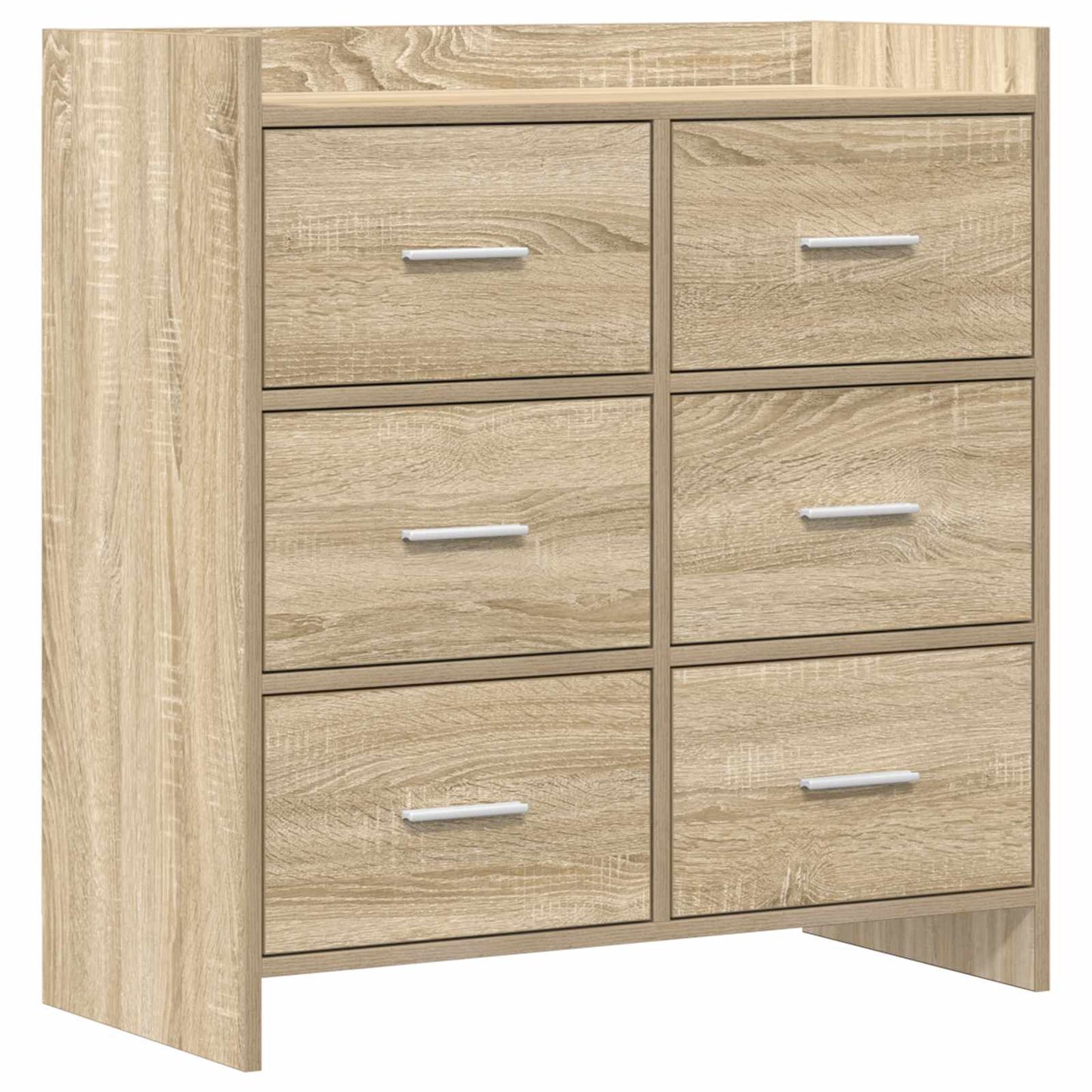 Sideboard Sonoma-eg 75 x 33 x 80 cm Konstrueret træ