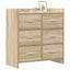 Sideboard Sonoma-eg 75 x 33 x 80 cm Konstrueret træ