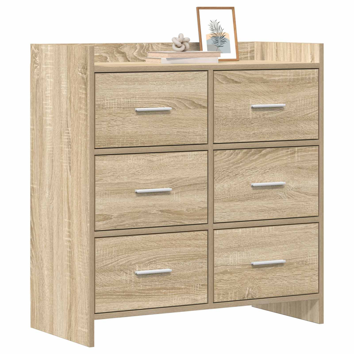 Sideboard Sonoma-eg 75 x 33 x 80 cm Konstrueret træ