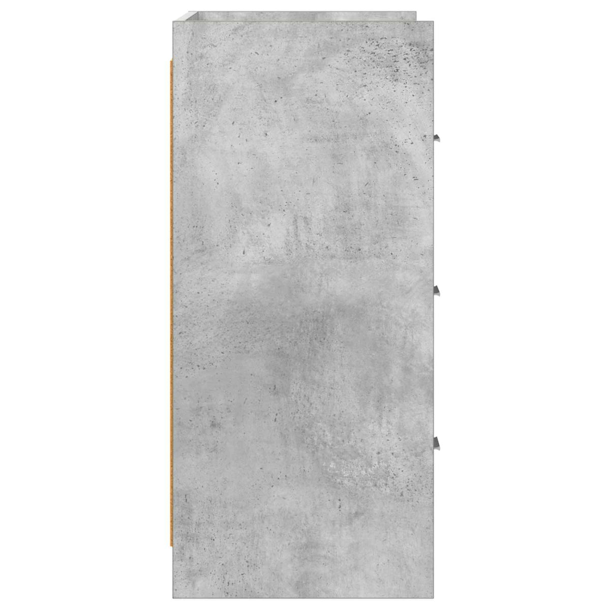 Sideboard Betongrå 75 x 33 x 80 cm Konstrueret træ