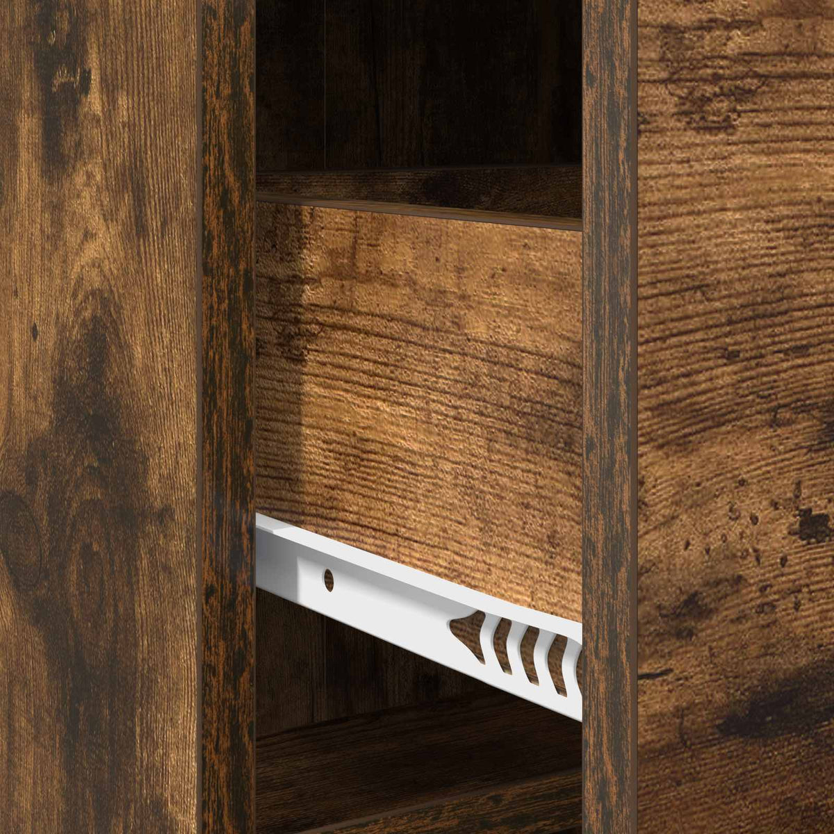 Sideboard Røget eg 75 x 33 x 80 cm Konstrueret træ