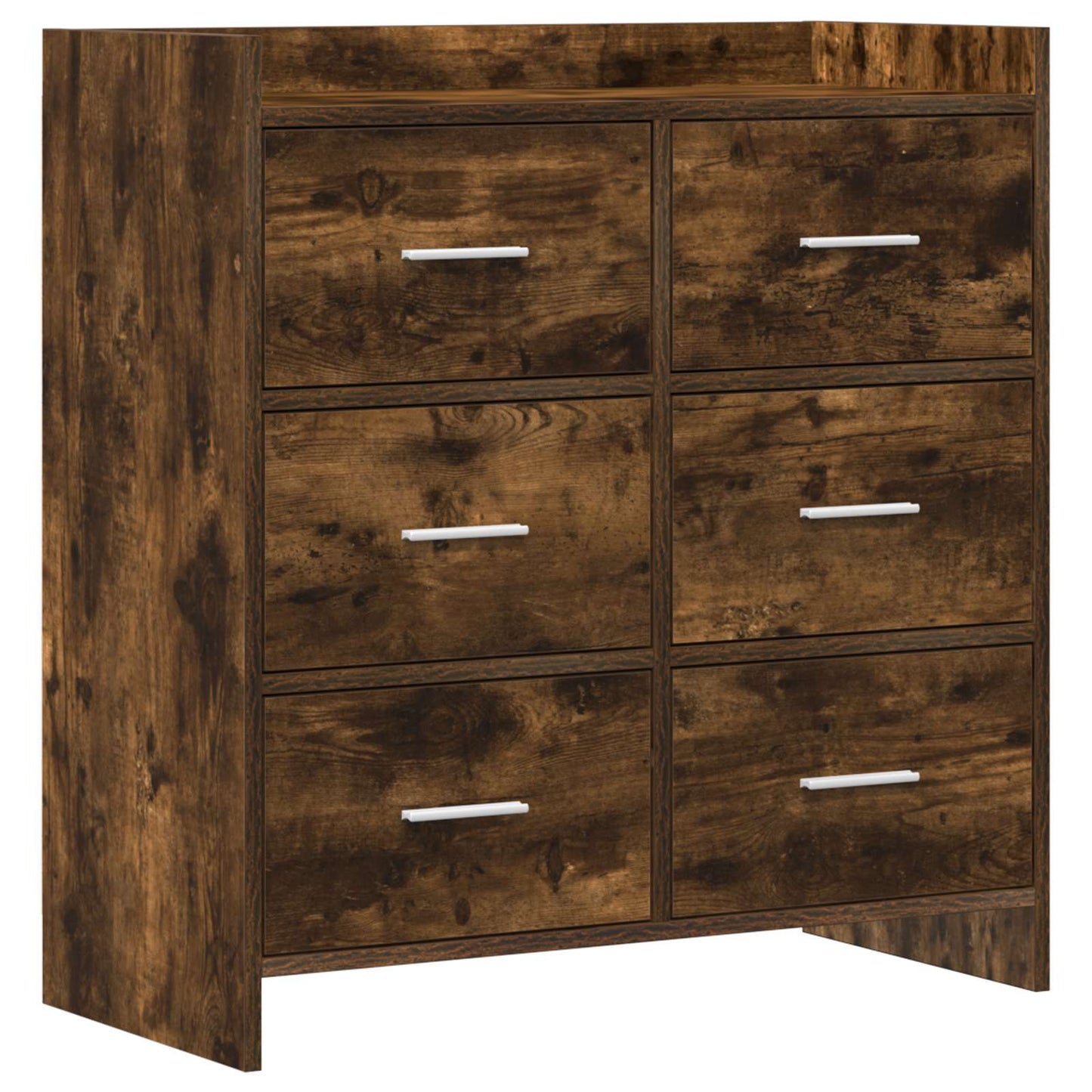 Sideboard Røget eg 75 x 33 x 80 cm Konstrueret træ