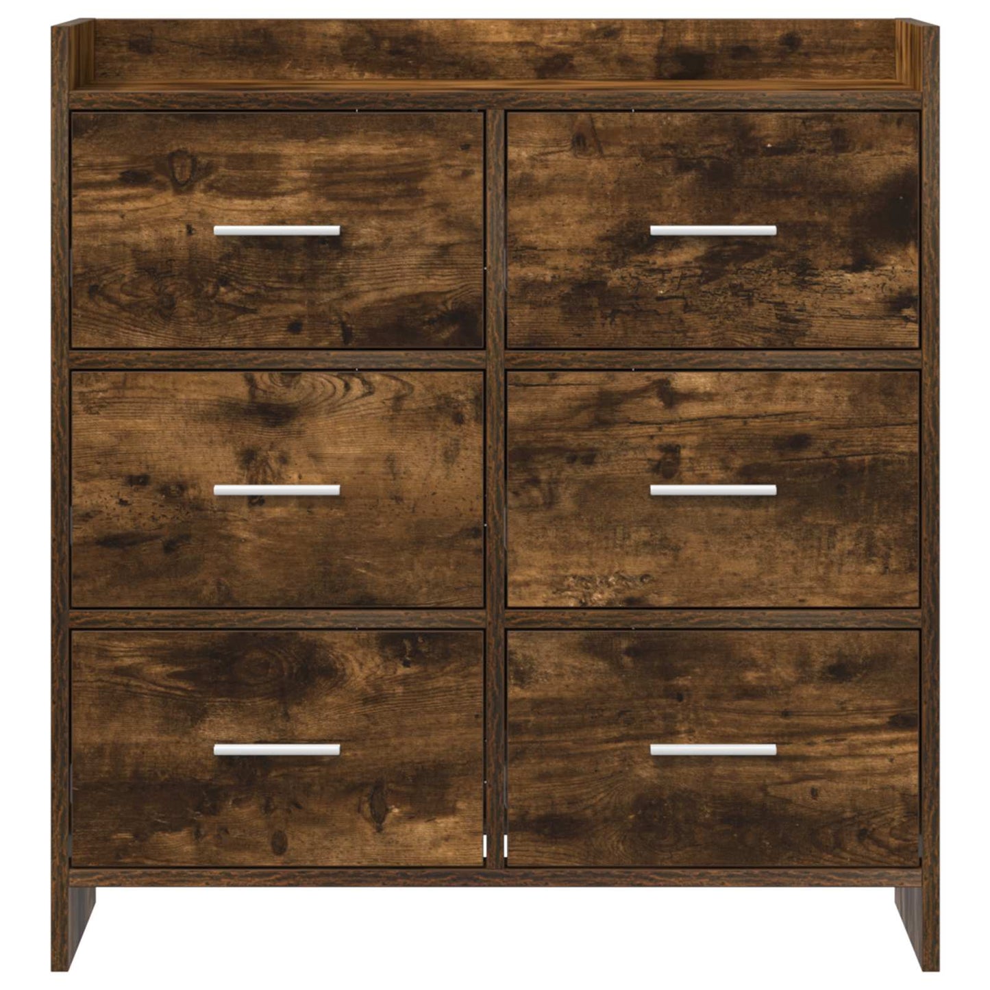 Sideboard Røget eg 75 x 33 x 80 cm Konstrueret træ