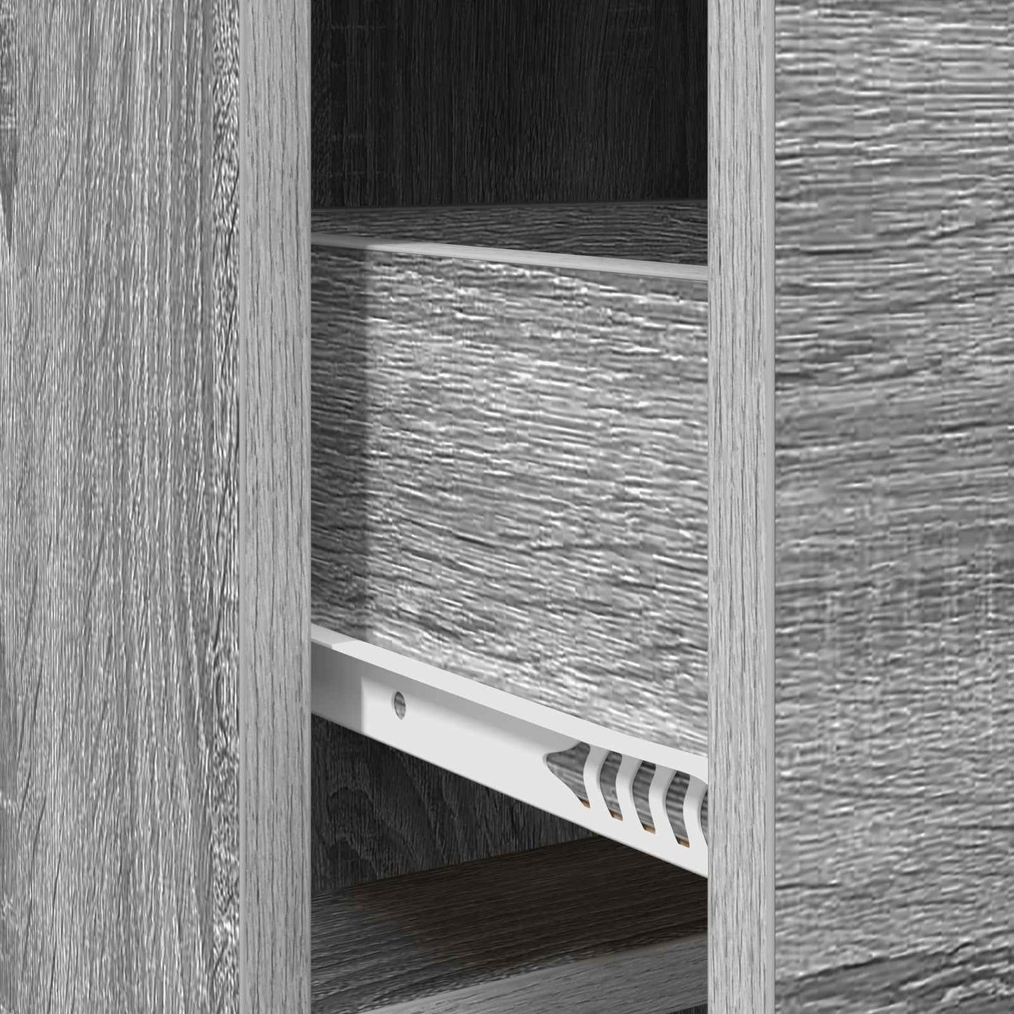 Sideboard Grå Sonoma 75 x 33 x 80 cm Konstrueret træ