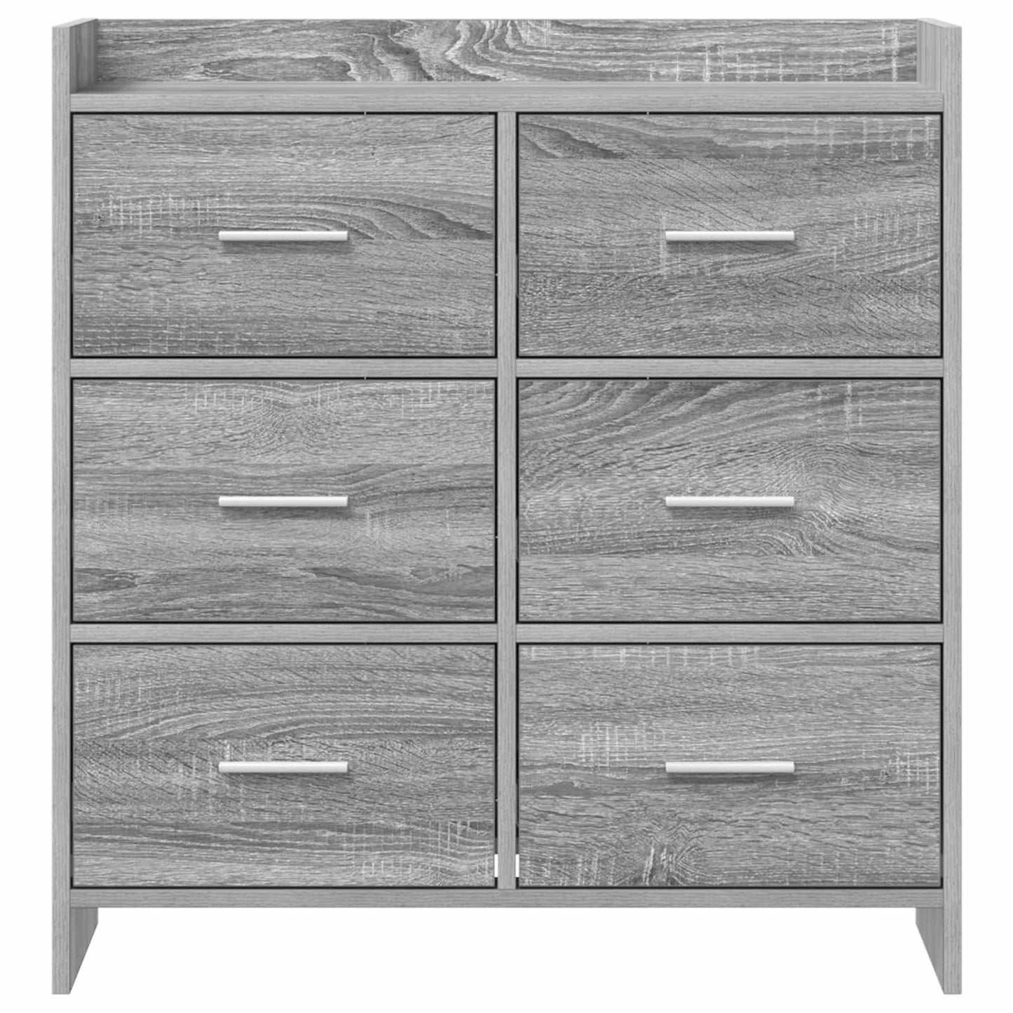 Sideboard Grå Sonoma 75 x 33 x 80 cm Konstrueret træ