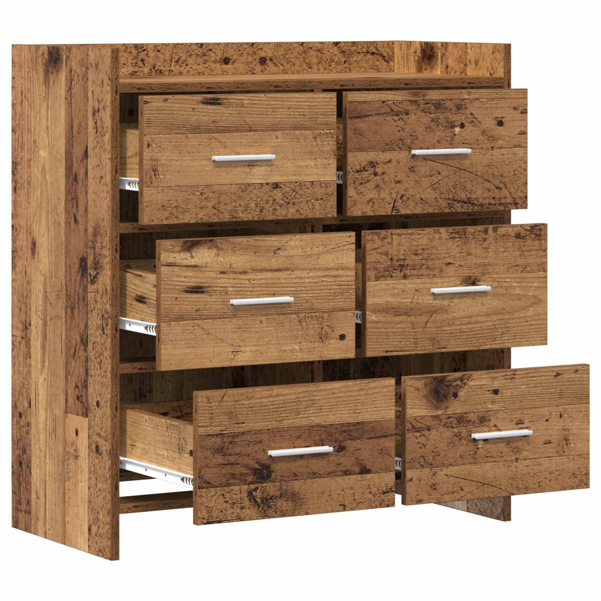 Sideboard Gammelt træ 75 x 33 x 80 cm Konstrueret træ