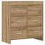 Sideboard Artisan-eg 75 x 33 x 80 cm Konstrueret træ