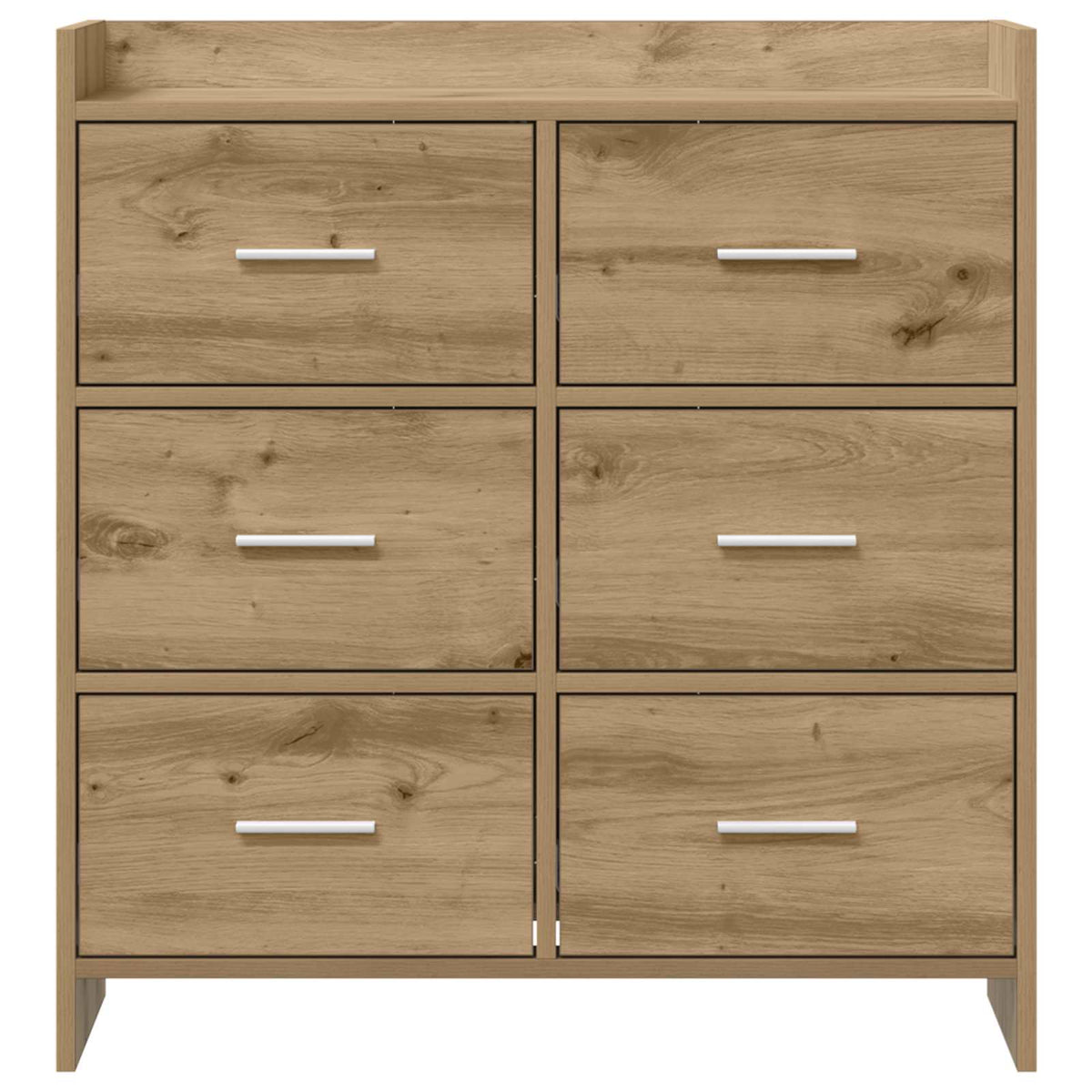 Sideboard Artisan-eg 75 x 33 x 80 cm Konstrueret træ