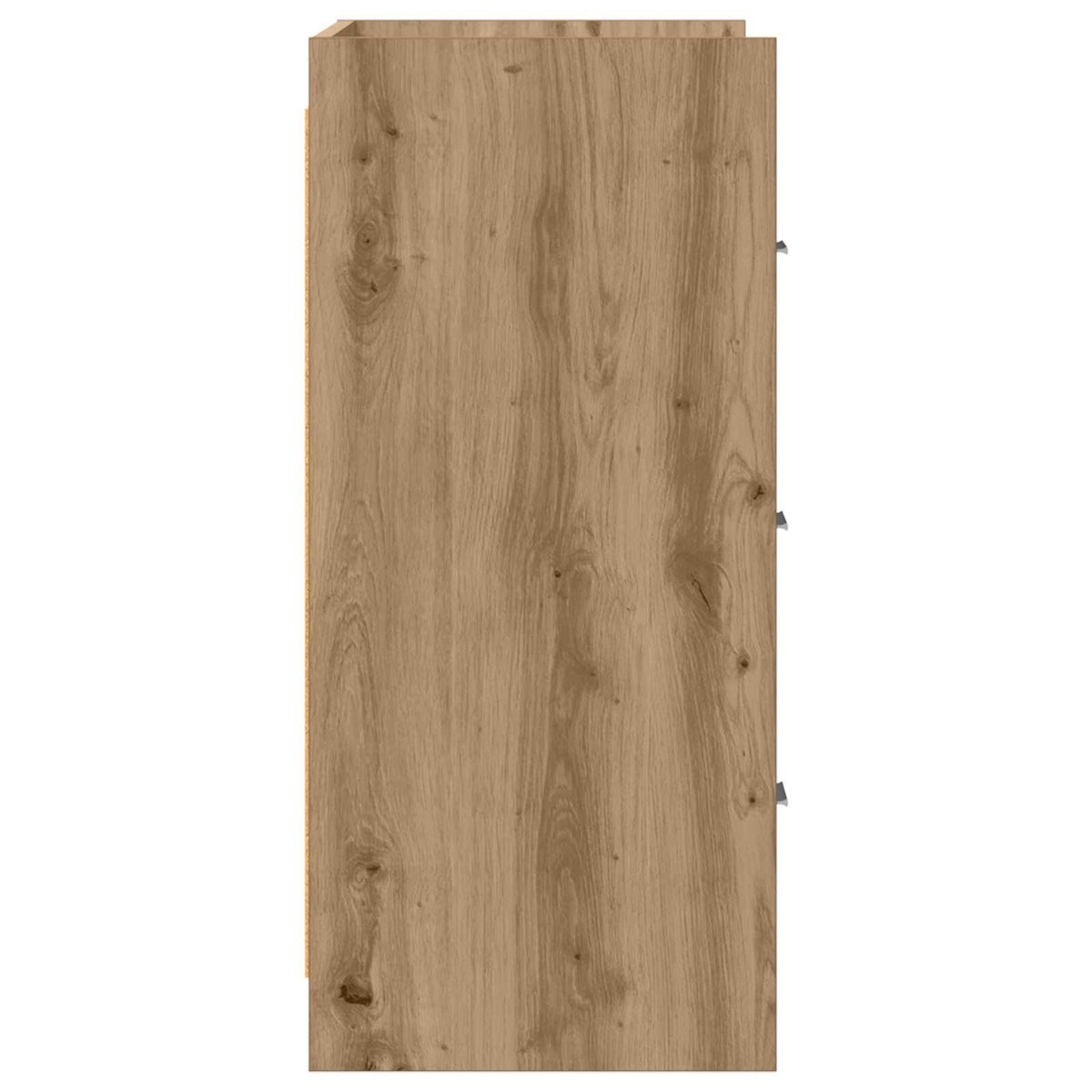 Sideboard Artisan-eg 75 x 33 x 80 cm Konstrueret træ
