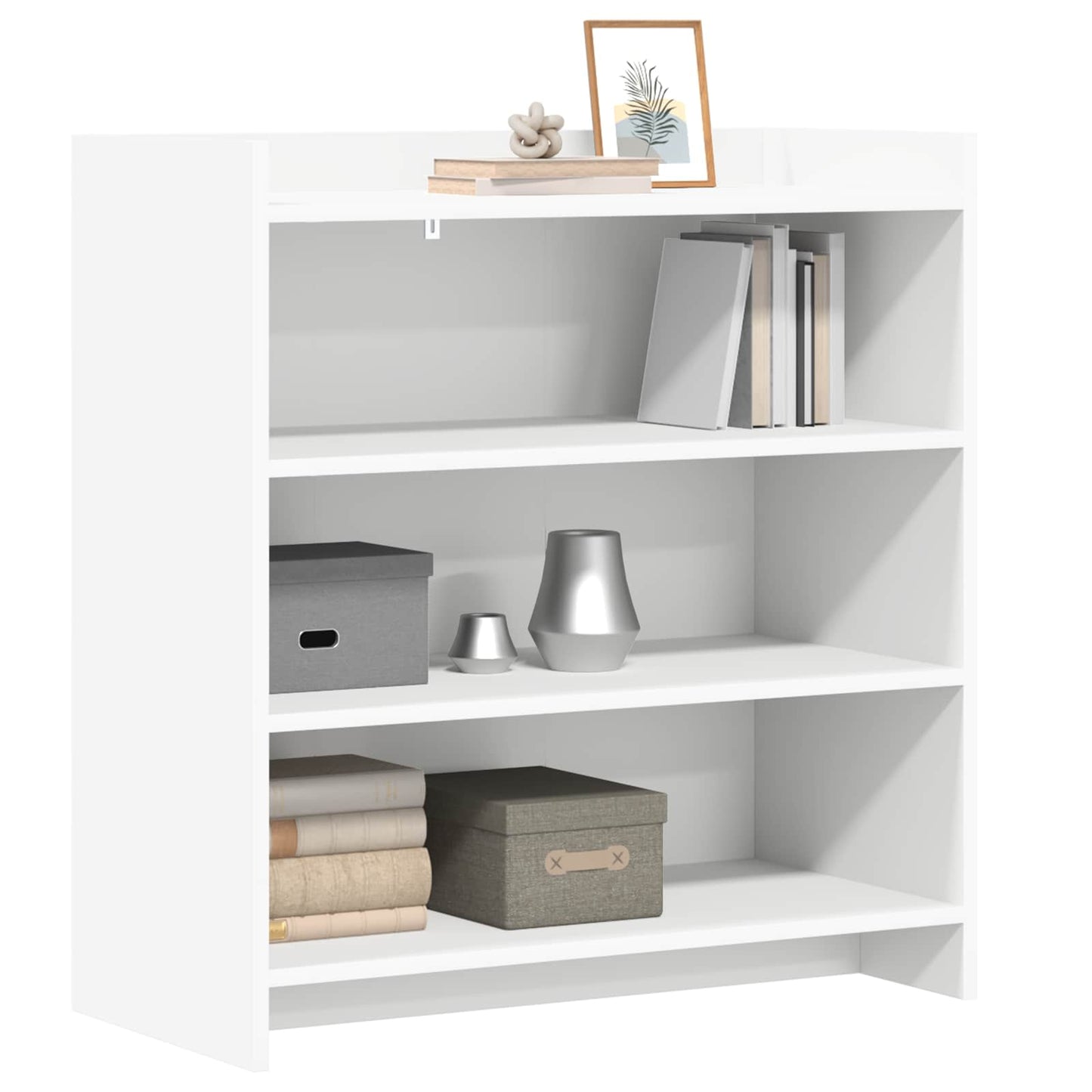 Sideboard Hvid 75 x 36 x 80 cm Konstrueret træ