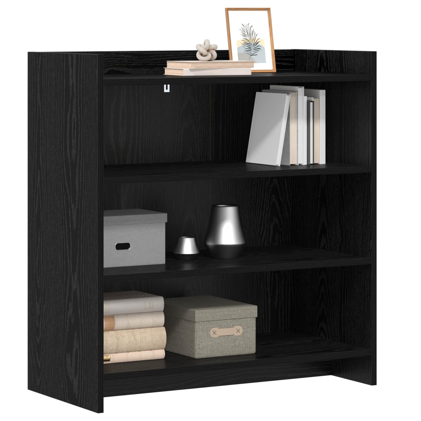 Sideboard Sort eg 75 x 36 x 80 cm Konstrueret træ